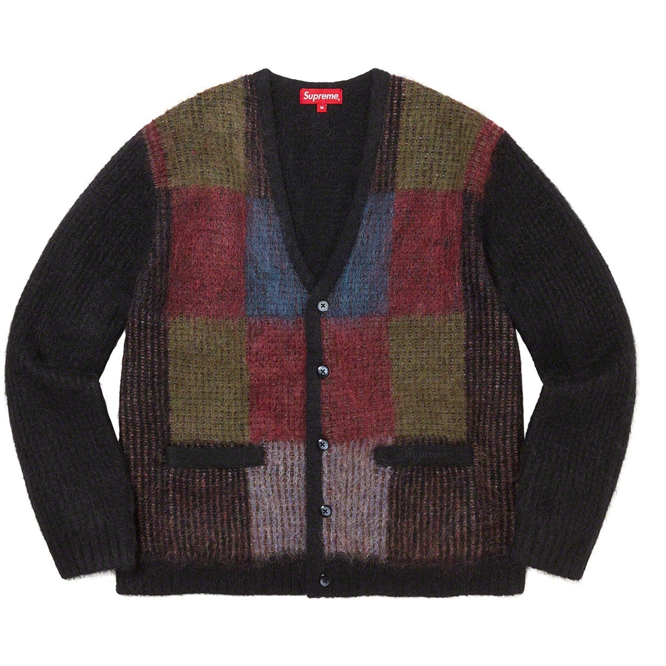 Brushed Grid Cardigan view 4